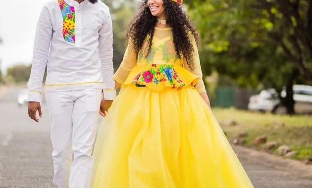 African style wedding dresses